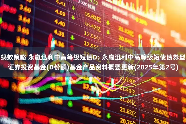 蚂蚁策略 永赢迅利中高等级短债D: 永赢迅利中高等级短债债券型证券投资基金(D份额)基金产品资料概要更新(2025年第2号)